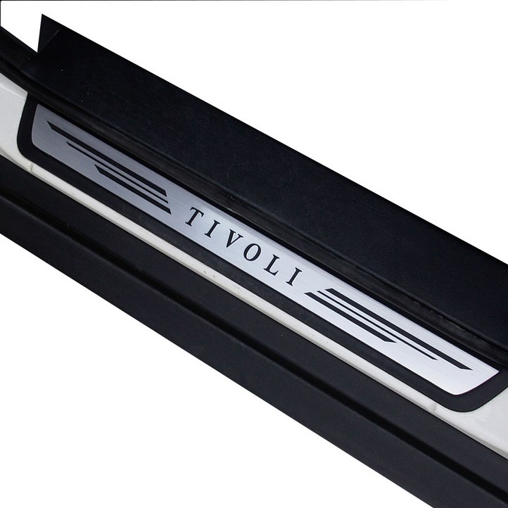 CS 쌍용 티볼리 호환 도어스텝 스크래치 방지 몰딩 용품