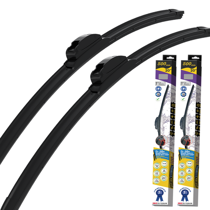 더뉴 QM6 196월이후 르노 삼성 실리콘 발수코팅 무소음 무관절 와이퍼교체 2P650mm450mm1세트