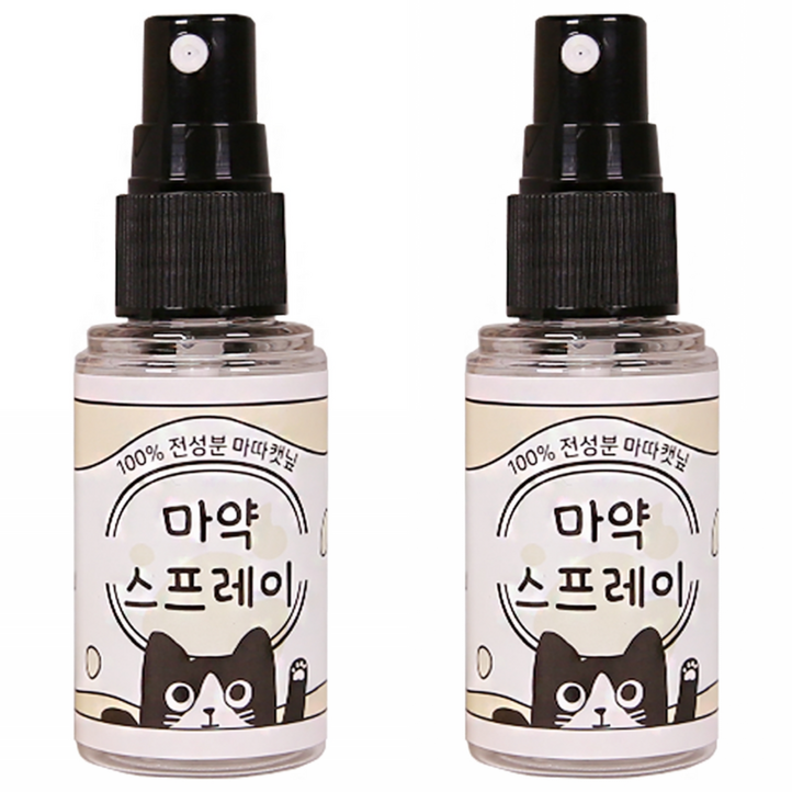 정글몬스터 고양이 마약스프레이, 마따캣닢, 40ml, 2개