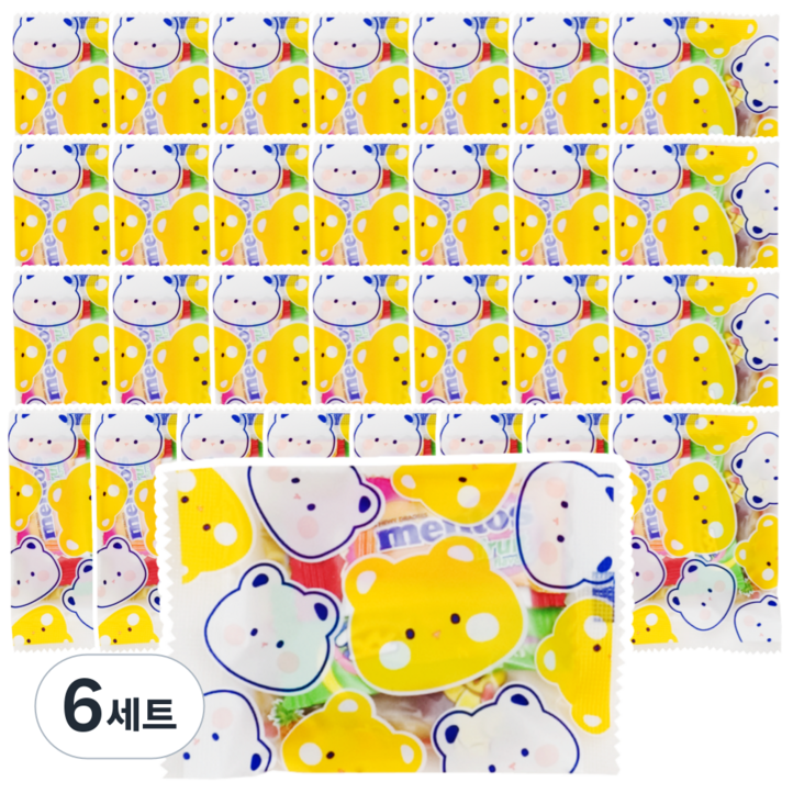 대용량 단체 간식 개별포장 선물 꾸러미 해피데이 구디백 GD, 6세트, 해피데이 간식팩 30개입