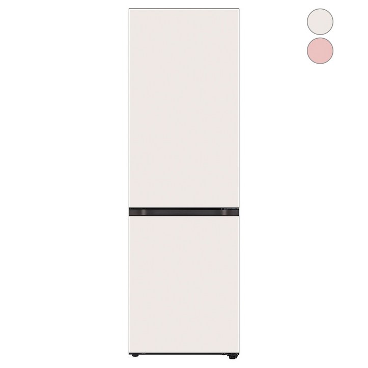 [색상선택형] LG 오브제컬렉션 모던엣지 냉장고 글라스 344L 방문설치, Q342GBB133S 6889736513