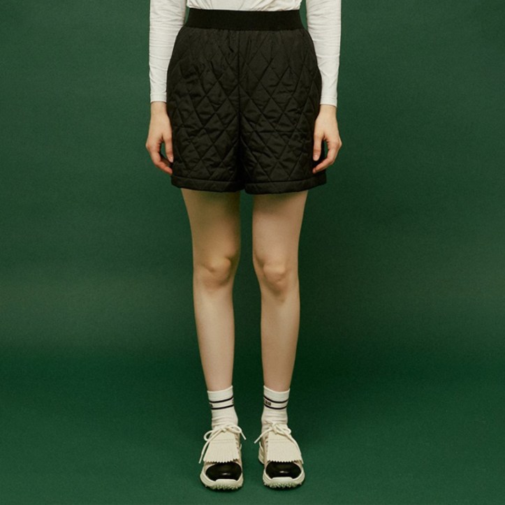 플레이뎁 여성용 Quilted Padded Shorts DECMA6002M