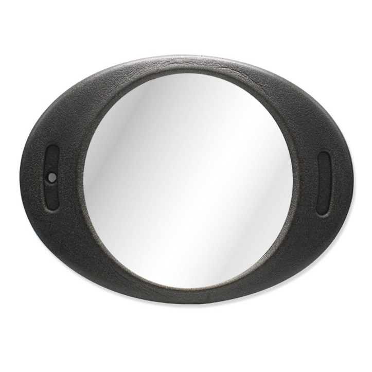 GS 스펀지 초경량 원형 뒷거울, 1개, 블랙(원형) 188158086