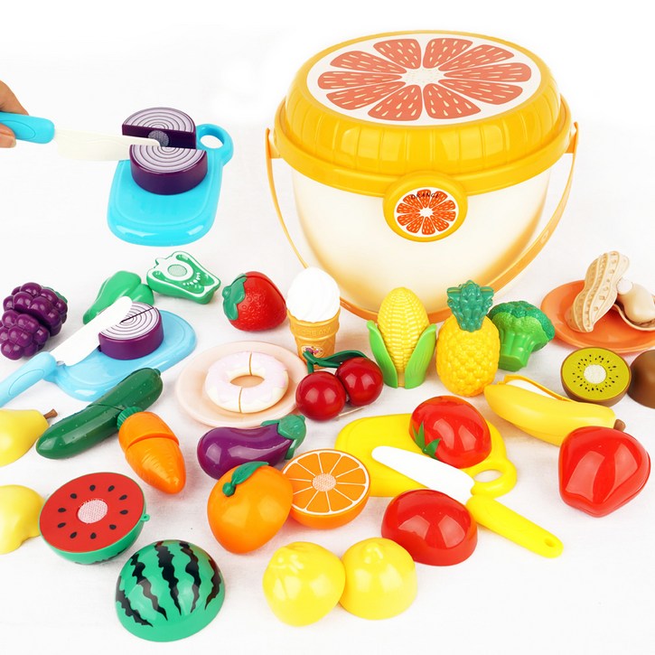 토이게이트 2인용 과일  야채 썰기 세트, 혼합색상, 1세트