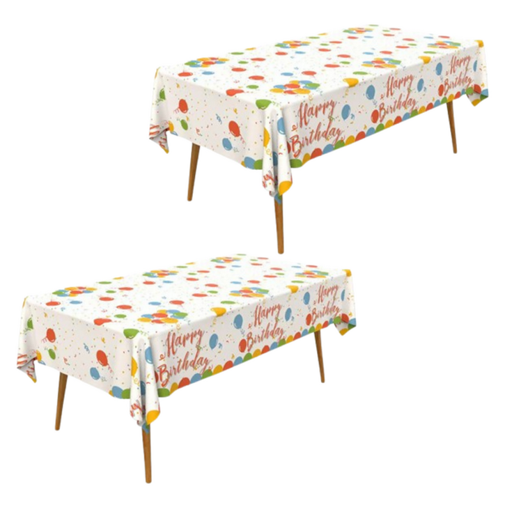 미니모 생일 파티 테이블 식탁보, H타입, 2개, 137cm x 183cm