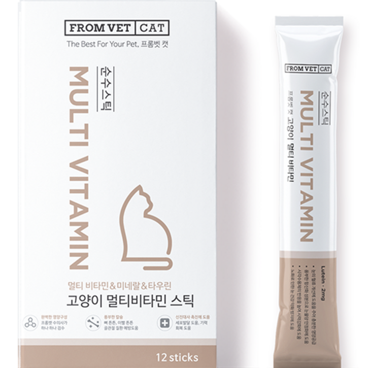 프롬벳 고양이 순수스틱 멀티비타민