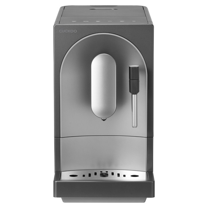 쿠쿠 더크레마 라떼 전자동 스팀 커피머신, CCMCAESW2010LB, 루미 브라운