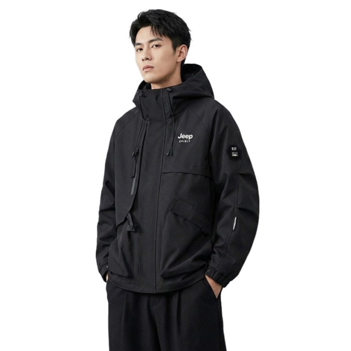 지프 남녀공용방풍기능성후드점퍼