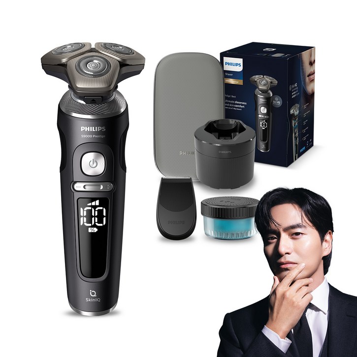 필립스 SkinIQ 9000 프레스티지 컴팩트 에디션 전기면도기