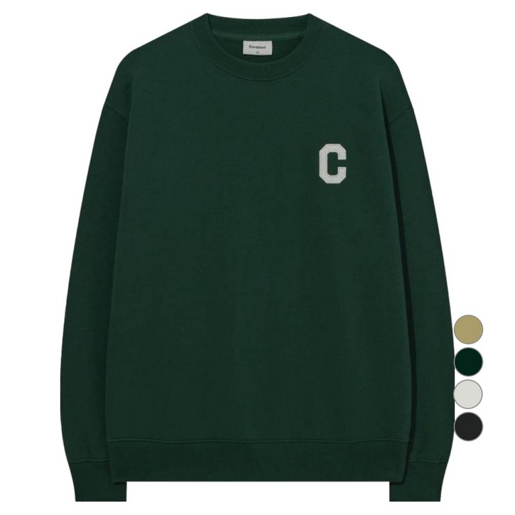 커버낫 남성용 C 로고 맨투맨