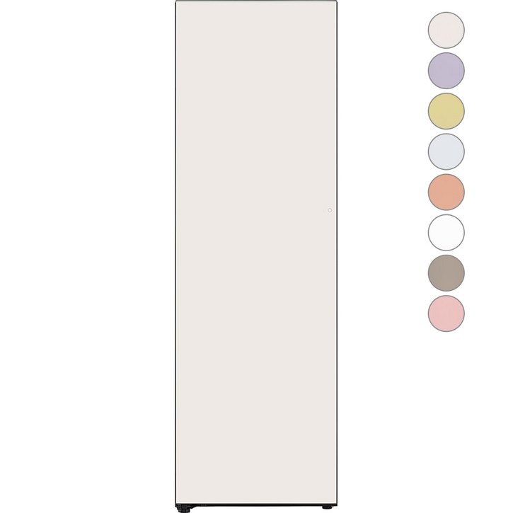 [색상선택형] LG전자 컨버터블 패키지 오브제컬렉션 냉동전용고 오토도어 Y322AA3S 글라스 우열림 방문설치 3