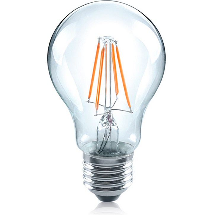 루미앤 투명 LED 에디슨전구 26베이스 6W LA60C62700, 전구색, 1개