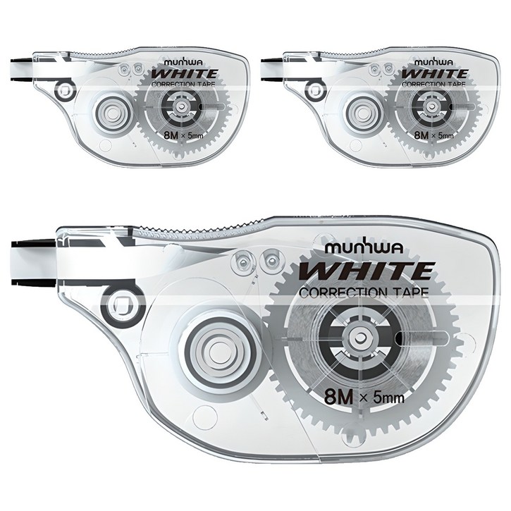 문화연필 수정테이프 5mm x 8M