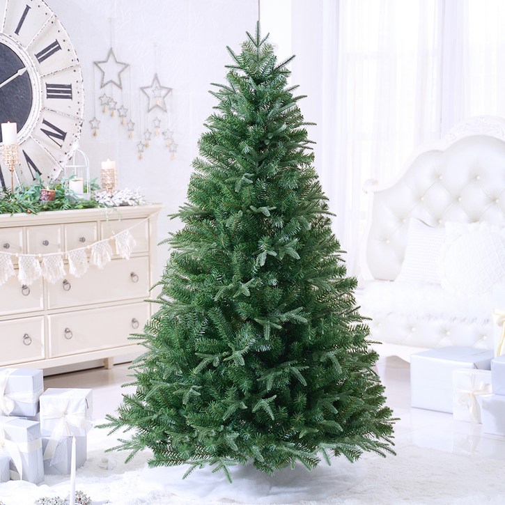 홍트리 크리스마스 무장식 전나무 PE트리, 그린, 2.1m