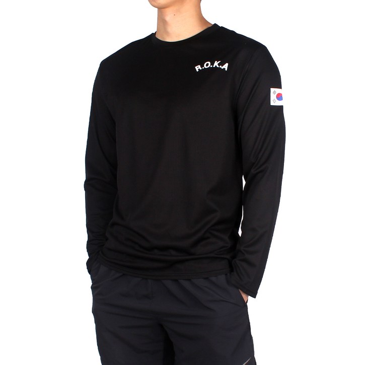 밀리브로 남성용 냉감 통기성 쿨링 로카 긴팔 티셔츠