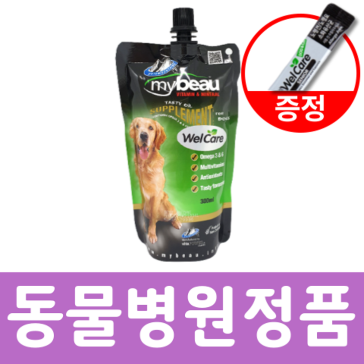 마이뷰 독 강아지 종합영양제 300ml  유산균 셋트 동물병원 정품
