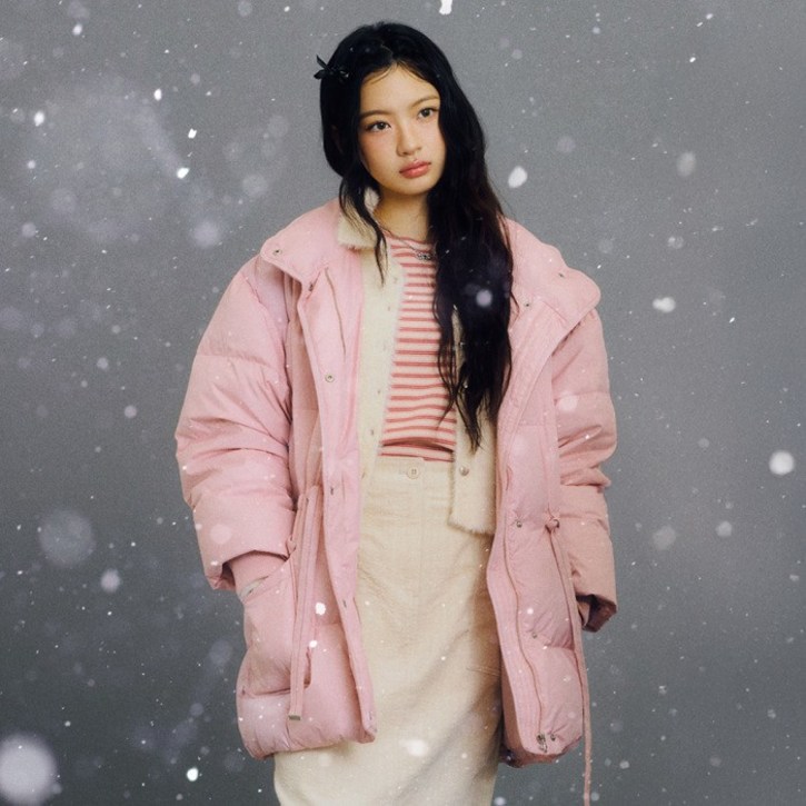 써스데이아일랜드여성멀티 스트라이프 자수 티셔츠T256MTS144W 803287