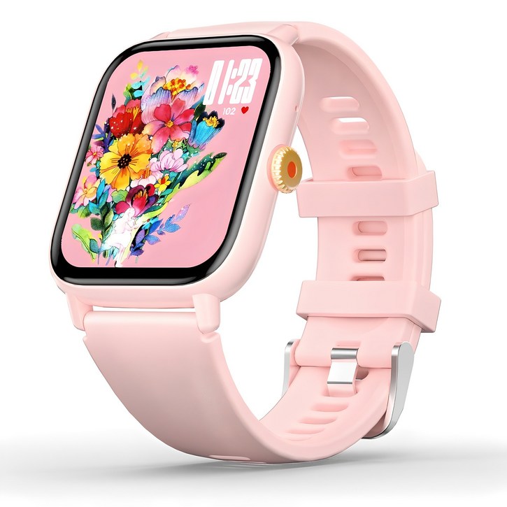 할인특가 22900원블루투스 통화 초등학생 어린이 스마트워치 Z8 한글판, 핑크