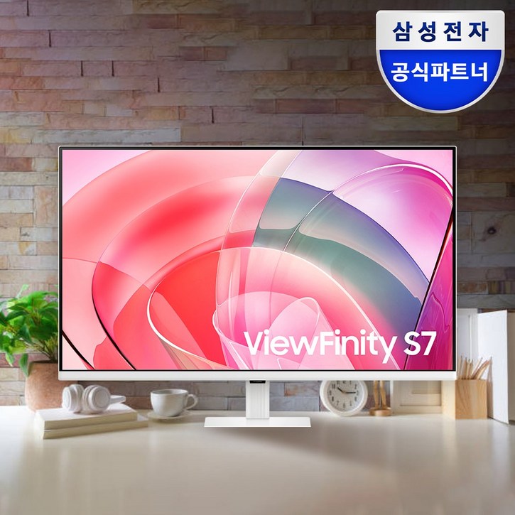Samsung UHD 4K 32인치 고해상도 모니터 화이트