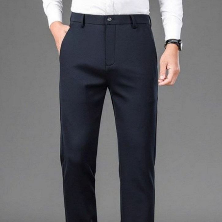 남성 프리미엄 슬랙스 고퀄리티 스트레치 정장바지 탄력 있는 남자 구김없는 바지