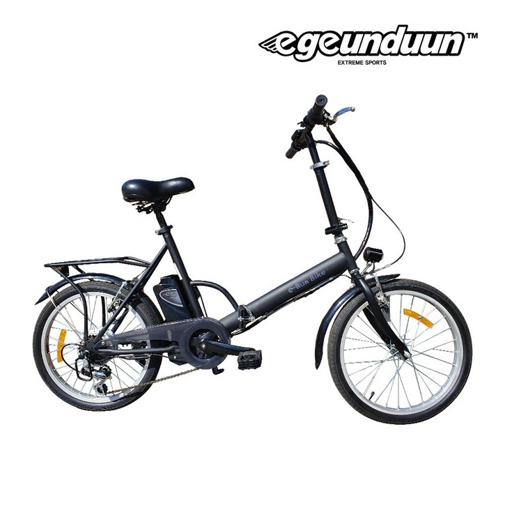 e근두운 e-Run Bike 전기자전거, 블랙 6