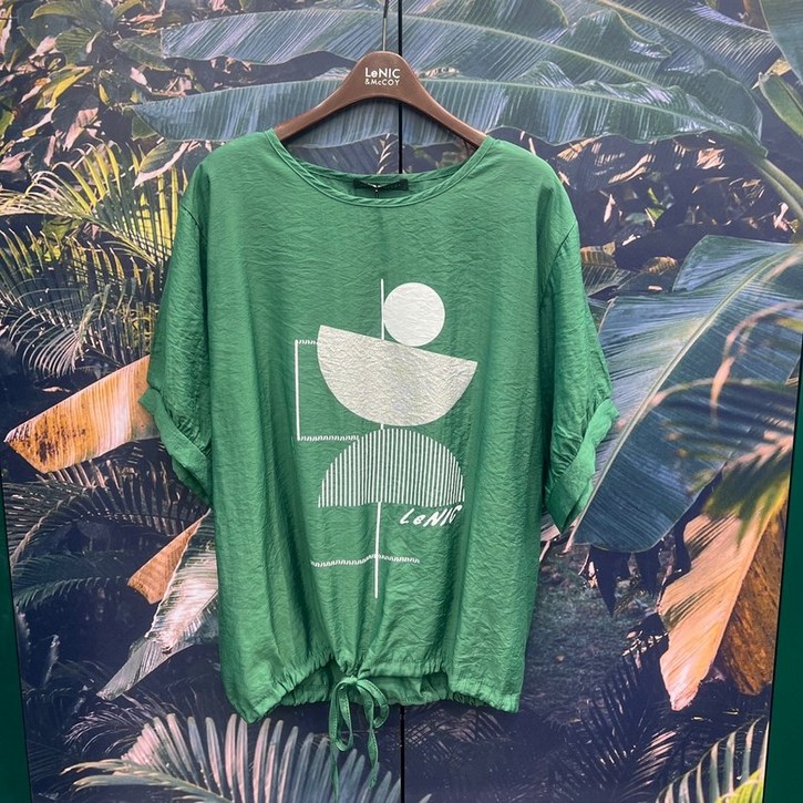 르니앤맥코이 실버프린트허리스트링티셔츠MN06BL0733IC