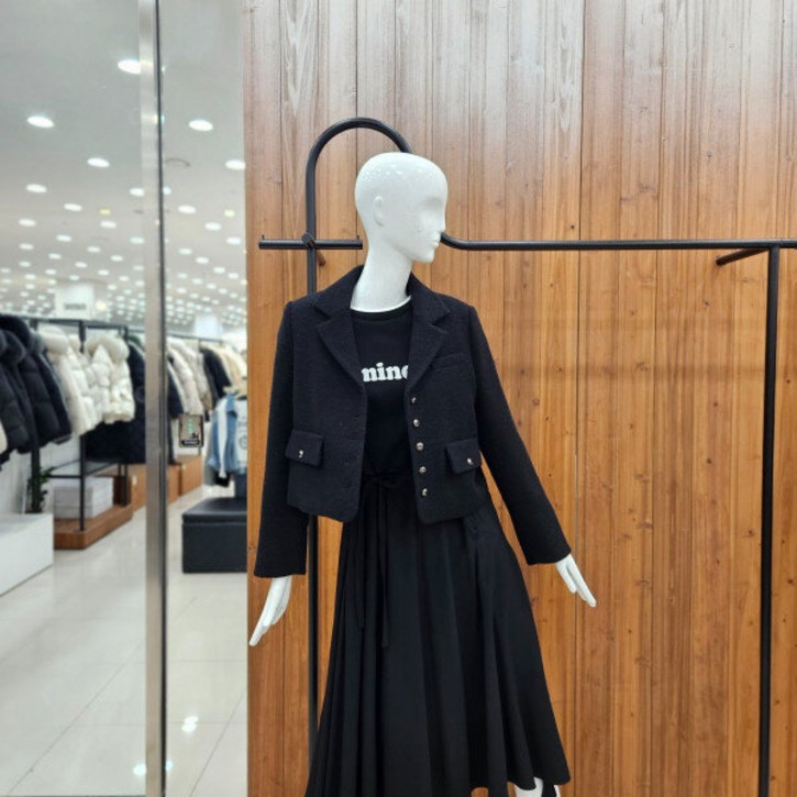 지컷 노치트 싱글 트위드 자켓 7294110103DJ 1815851