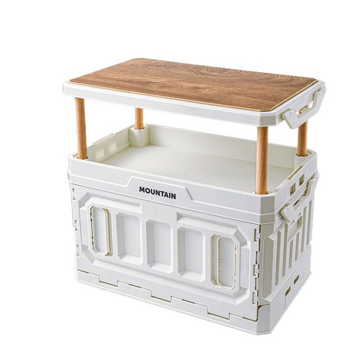 AUDOC 캠핑 접이식 폴딩 박스 아웃도어 정리함 대용량 차량용 트렁크 보관함