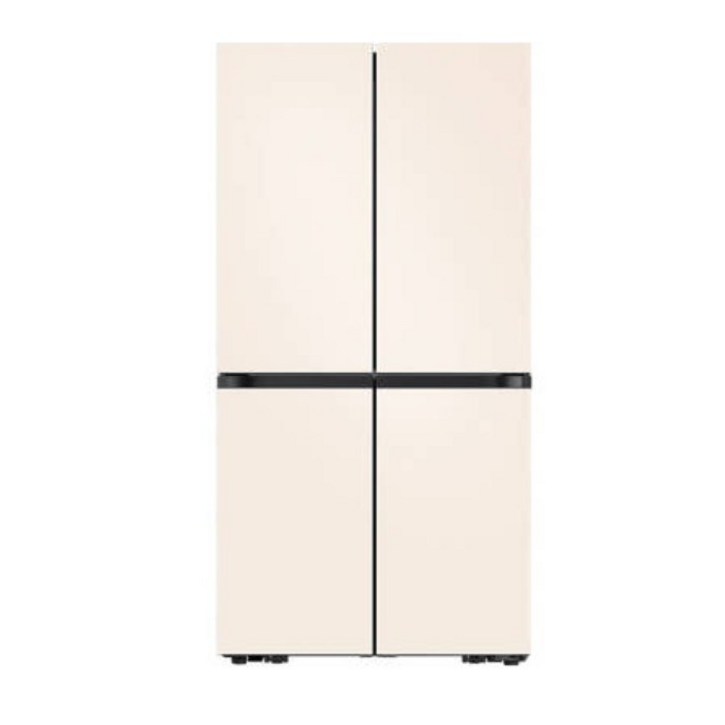 삼성 비스포크 냉장고 4도어 902L 매트크리미베이지 RF90DG91114E, RF90DG91114E
