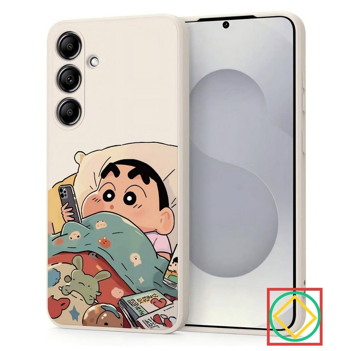 짱구 폰만 보는 귀여운 갤럭시 폰케이스