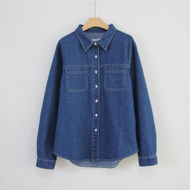 엘리저스 투 포켓 스탠다드 캐주얼 청남방