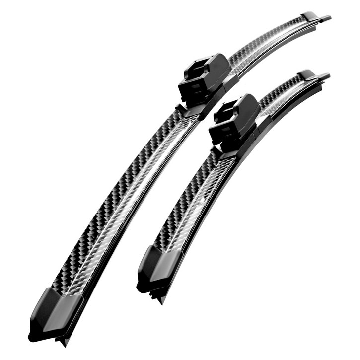 호환 기아 K3BD18년25년 K5DL319년25년 K8GL321년25년 K9RJ18년25년 자국없는 초발수 저소음 와이퍼, 카본