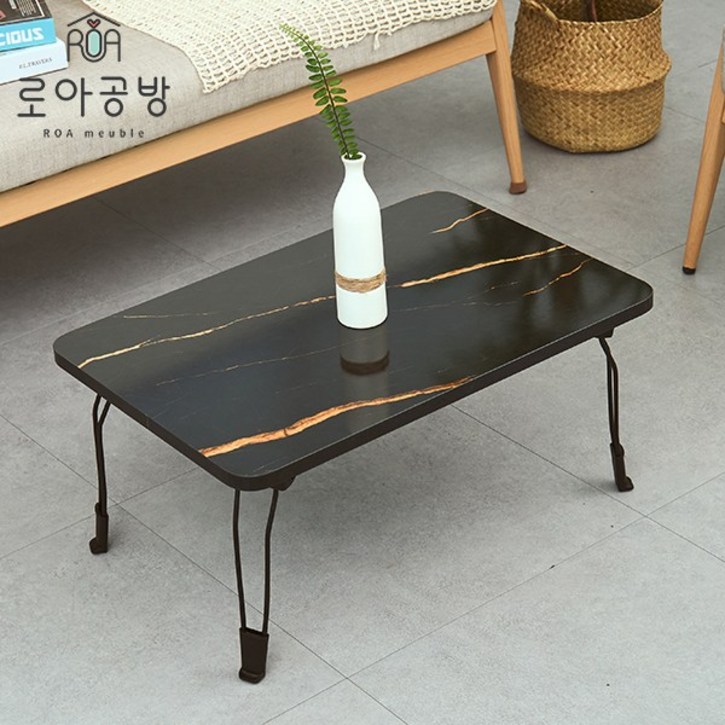 600x400 로아공방 접이식 원룸 테이블 미니