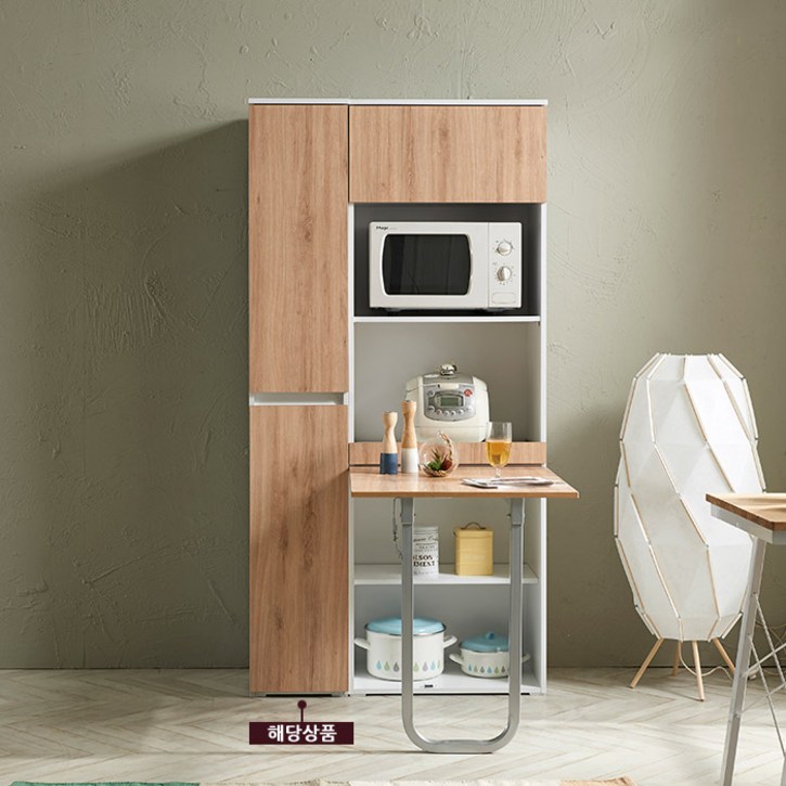 퍼스웰 루비 LPM코팅 1800접이식 식탁렌지대300틈새장CWOPT001, 선택9 CW063 산타나오크