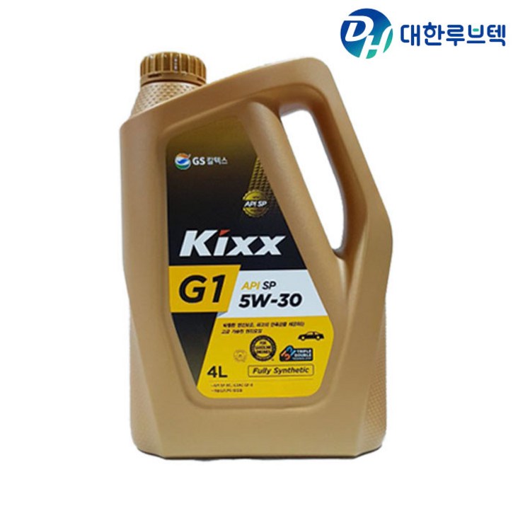킥스, KIXX G1 5W-30 4L, 가솔린엔진오일, kixx G1 5W30 SP 4L, 1개 3