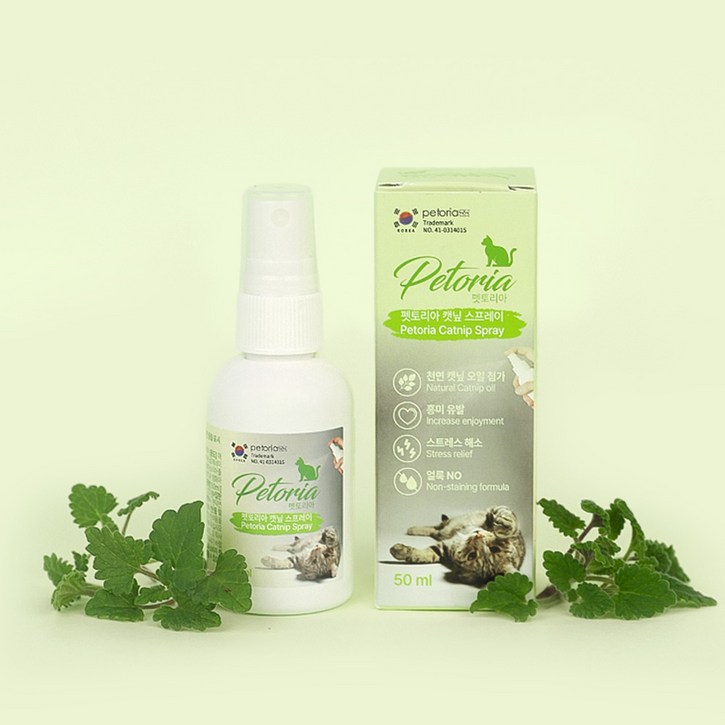 펫토리아 고양이 스트레스 해소 캣닢 액체 스프레이 장난감 50ml