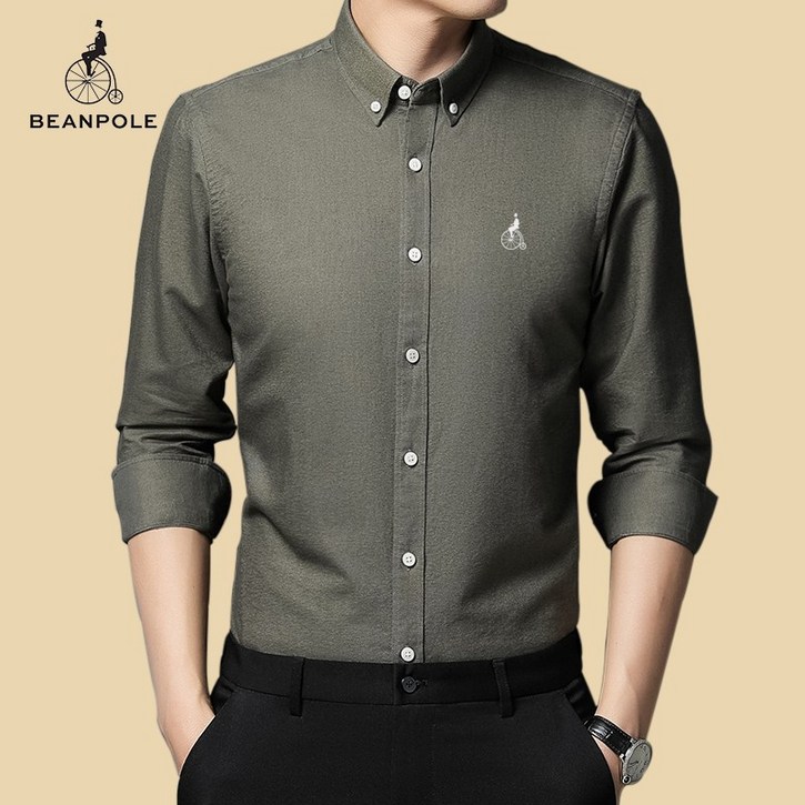 남성 와이셔츠 무지 순면 긴소매 셔츠 행사 제품 해외직구 8Color