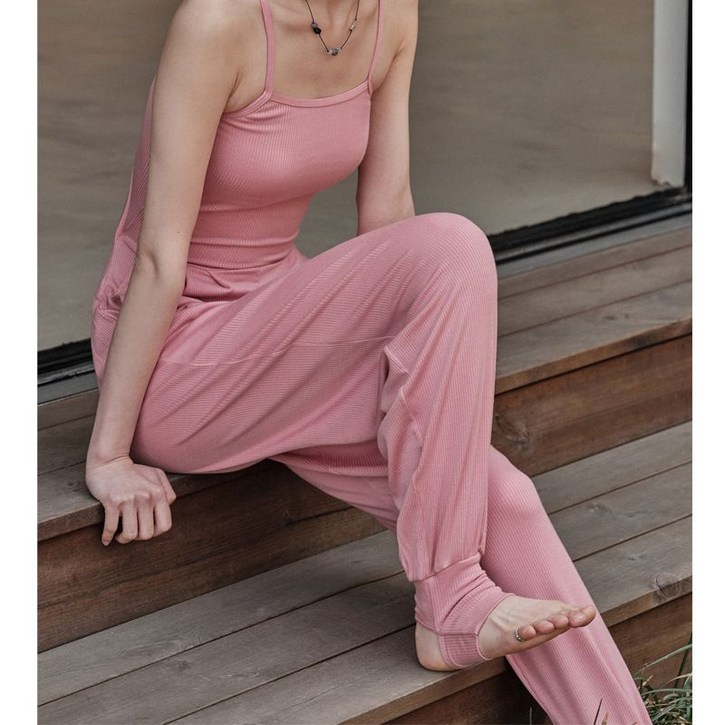 요가복 점프수트 바디수트 여름 요가바지 일체형 전신 레드판다몰 에어로빅 스포츠 운동 필라테스 팬츠 트레이닝