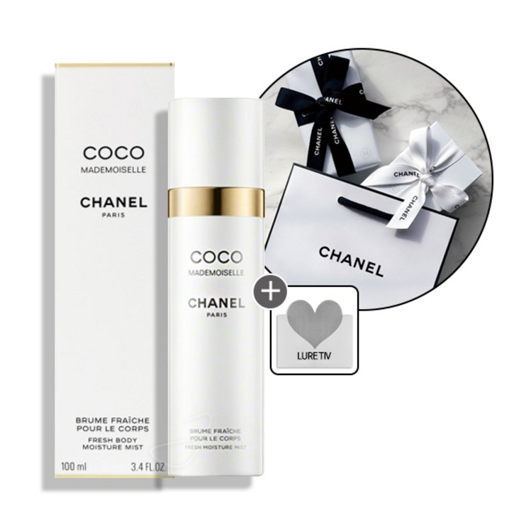 기프트리본포장세트 샤넬 코코마드모아젤 바디미스트 100ml 로샤쉐