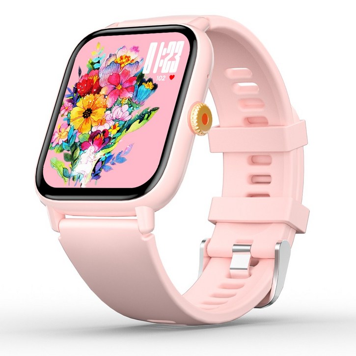 와피크 블루투스 통화 스마트워치 Z8 고화질 1.91인치, 핑크, 4.8cm, GPS  블루투스