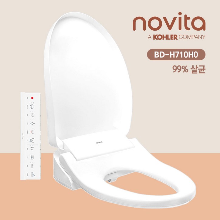 노비타 살균 방수 비데 BDH710H0 자가설치 택배전용상품, BDH710H0, 단순배송상품 노비타 살균 방수 비데 BDH710H0 자가설치 택배전용상품, BDH710H0, 단순배송상품
