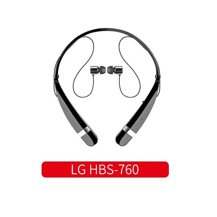 LG HBS-750900 무선 스포츠 스테레오 블루투스 헤드폰 고음질 헤드폰 넥밴드 음악