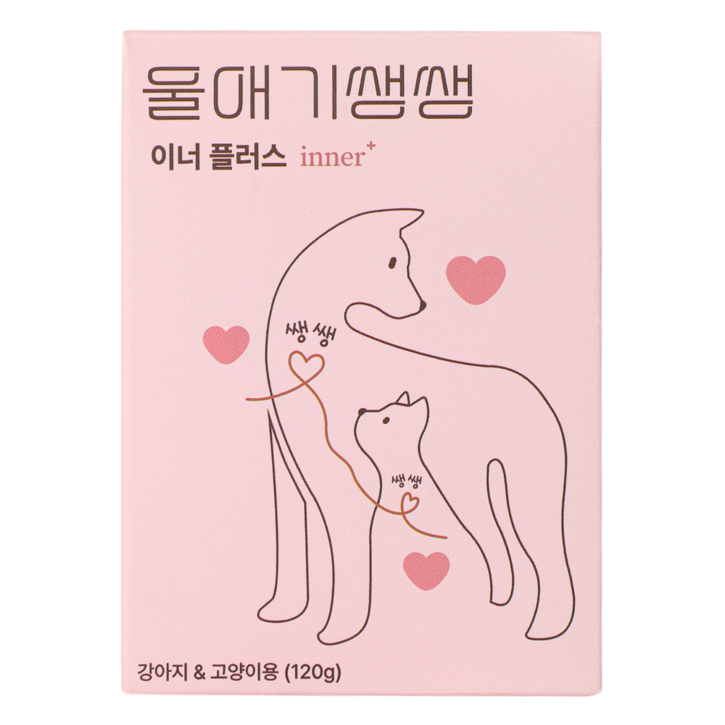 울애기쌩쌩 이너플러스 반려동물 종합영양제 기관지 심장 신장 간 케어