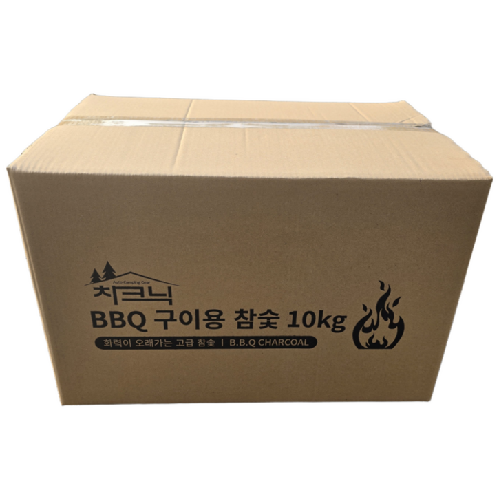 차크닉 BBQ 구이용 참숯 (반품불가), 10kg, 1개