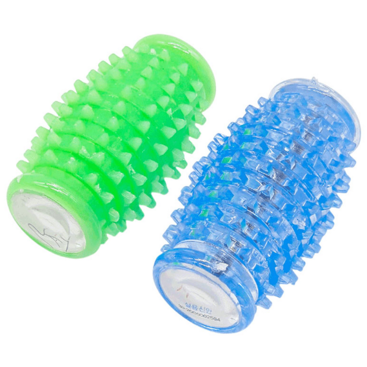 1+1 회전 스프링 손지압기 손운동 지압볼 손마사지 혈침기 마사지볼