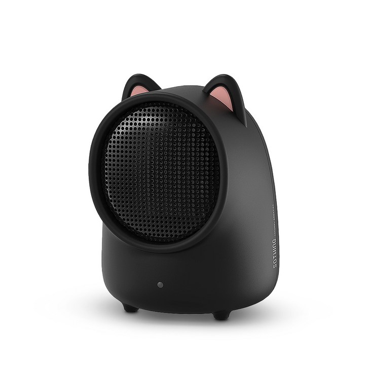 소싱 PTC 가정용 캠핑용 미니 온풍기 시즌2, Warmbaby Mini Heater, 블랙