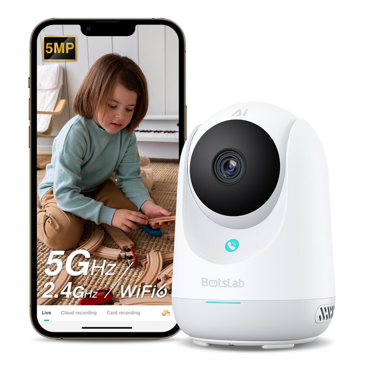 보츠랩 스마트 AI 실내용 홈 카메라, 1개, C222 보츠랩 스마트 AI 실내용 홈 카메라, 1개, C222