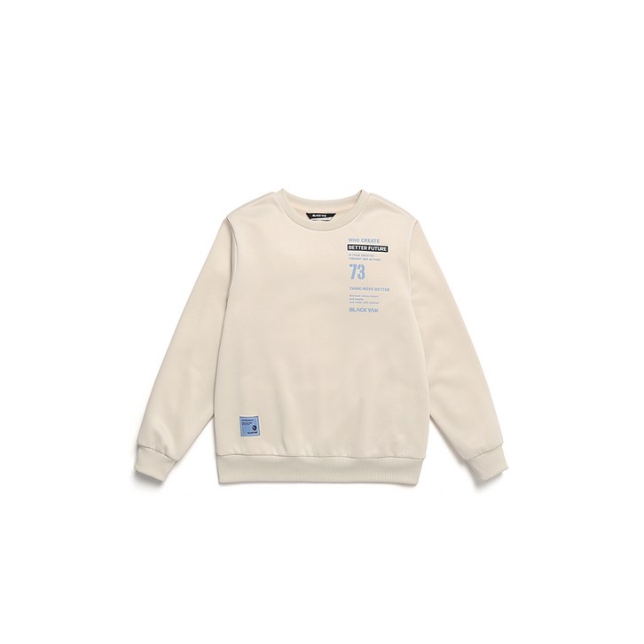 블랙야크 키즈  폴리에스터 소재를 사용하여 신축성과 보온성이 우수하고 그래픽 포인트가 돋보이는 기모 맨투맨 BK페드로맨투맨티셔츠 1BKTSW3901동아백화점 쇼핑점