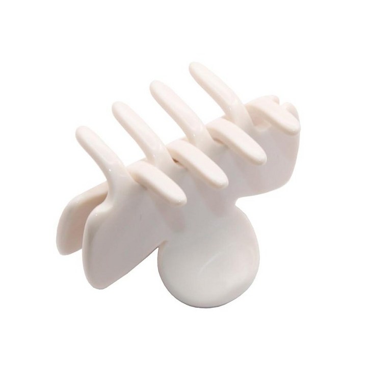French Amie Grace Small 2” Cellulose Acetate Handmade Non Slip Flexible Hair Claw Clip for Thin Wome