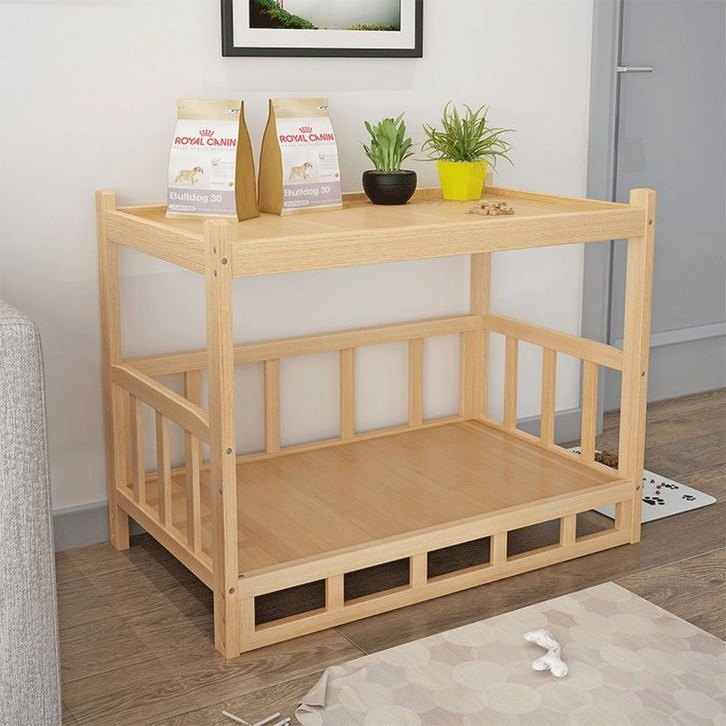 강아지침대 애견하우스 원목 개집 나무침대 반려동물 애견 고양이 침대